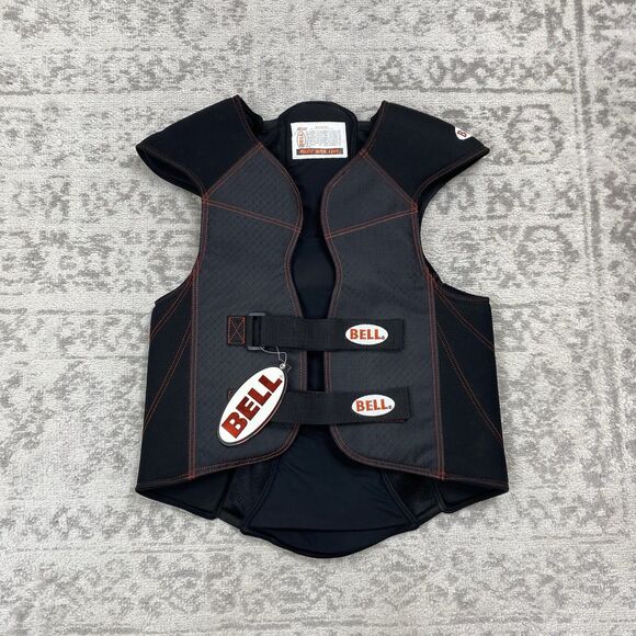 NEW BELL Race Win Live Racing Vest Black Double Straps Size Large /XL - Picture 1 of 7